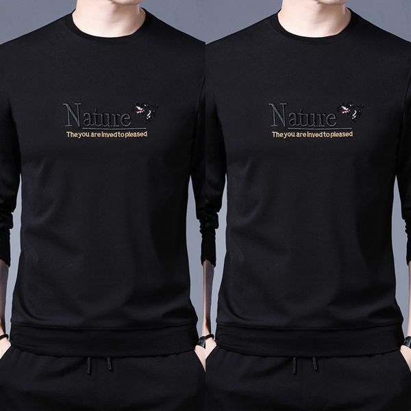 yzpkj 2020 men's new autumn youth long-sleeved sweater black clothing letter men's t-shirt clothing clothes t-shirt embroidered sw
yzpkj 2020 men's new autumn youth long-sleeved sweater black clothing letter men's t-shirt clothing clothes t-shirt embroidered sw