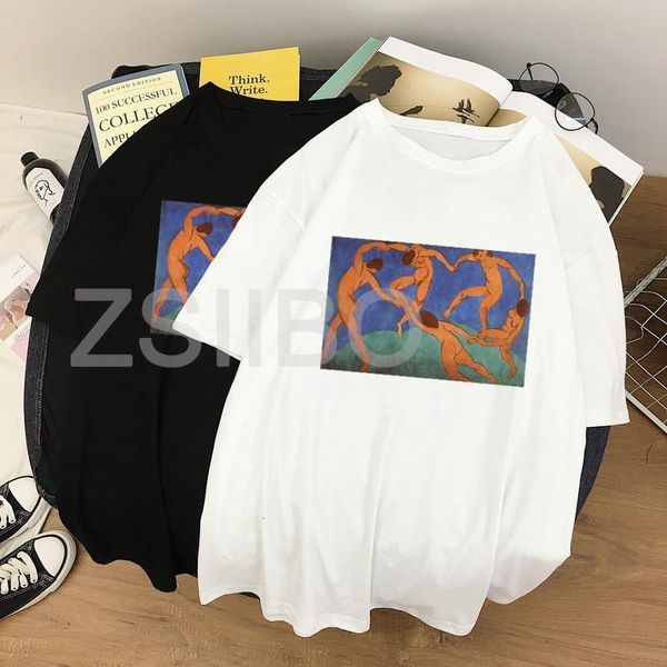 oil painting art funny aesthetics personality new summer fashion harajuku loose tees short sleeve casual women's t-shirt, White
oil painting art funny aesthetics personality new summer fashion harajuku loose tees short sleeve casual women's t-shirt, White