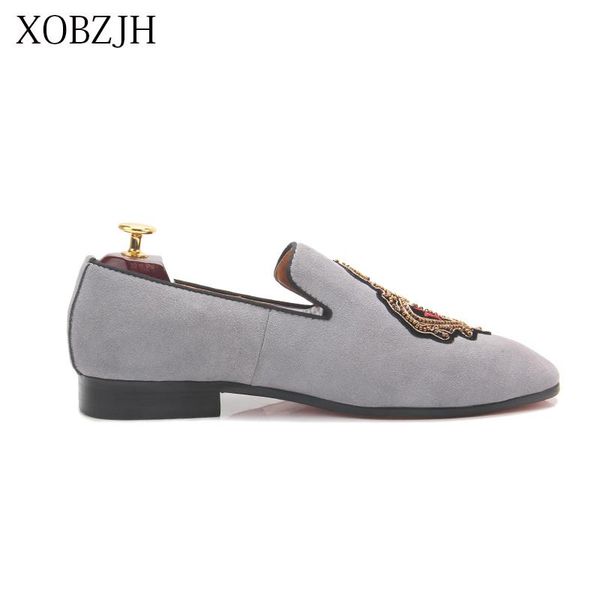 xobzjh 2020 new men dress shoes handmade leisure style wedding party shoes men flats leather gray loafers size, Black
xobzjh 2020 new men dress shoes handmade leisure style wedding party shoes men flats leather gray loafers size, Black