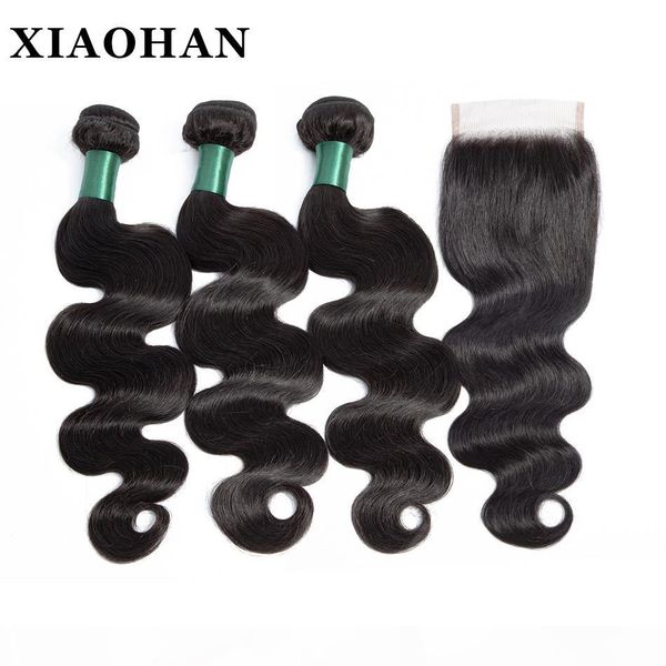 xiaohan bundles with closure brazilian hair weave bundles body wave 100% human hair 3 bundles with closure non remy, Black
xiaohan bundles with closure brazilian hair weave bundles body wave 100% human hair 3 bundles with closure non remy, Black