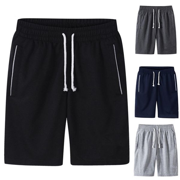 2020 summer men's fashion sports jogging plus size solid color drawstring shorts fitness fifth for men, White;black
2020 summer men's fashion sports jogging plus size solid color drawstring shorts fitness fifth for men, White;black
