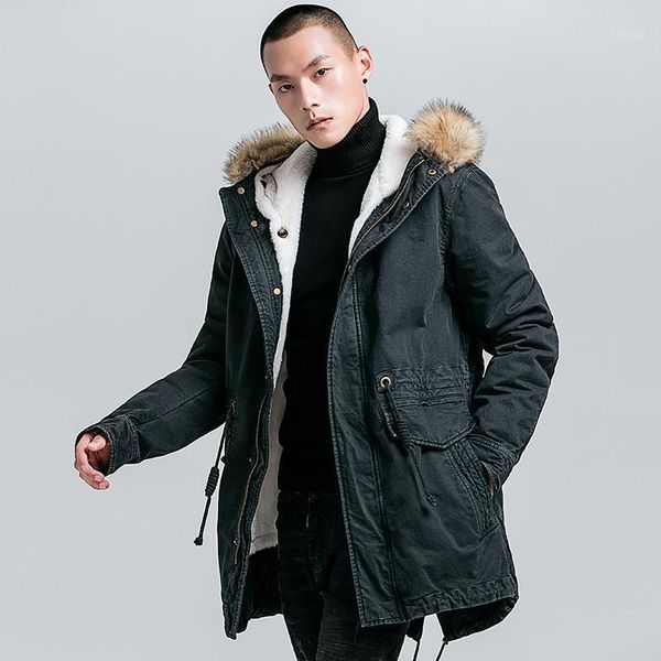 men winter jacket 2020 men's thick warm parka cotton hooded casual trench coat and windbreaker jackets men1, Black
men winter jacket 2020 men's thick warm parka cotton hooded casual trench coat and windbreaker jackets men1, Black