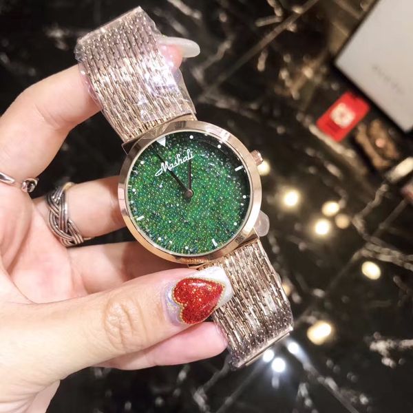 new arrived green beads crystal women watches romantic tassels bracelet watch fashion dress wristwatch religio montre femme w154 t200420, Slivery;brown
new arrived green beads crystal women watches romantic tassels bracelet watch fashion dress wristwatch religio montre femme w154 t200420, Slivery;brown