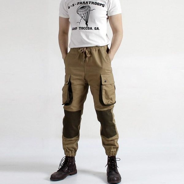 outdoor pants us army m42 paratroopers elastic waist overalls tactical training men hiking camping hunting trousers1, Black;green
outdoor pants us army m42 paratroopers elastic waist overalls tactical training men hiking camping hunting trousers1, Black;green