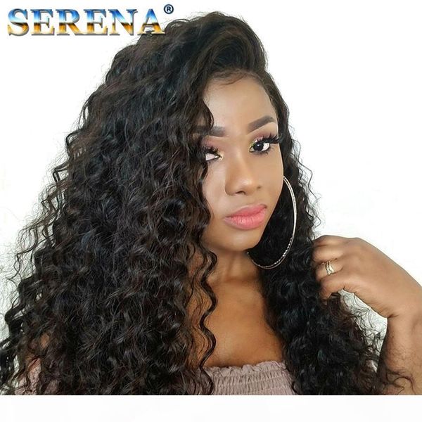women human hair lace wig brazilian human hair 130% density with baby hair curly wig black short medium length long natural hairline 100%, Black;brown
women human hair lace wig brazilian human hair 130% density with baby hair curly wig black short medium length long natural hairline 100%, Black;brown