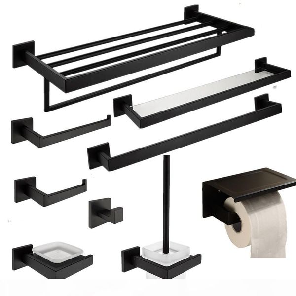 modern black square bathroom hardware set wall mounted towel rack single robe hook paper holder for bathroom accessories set yxldlz
modern black square bathroom hardware set wall mounted towel rack single robe hook paper holder for bathroom accessories set yxldlz