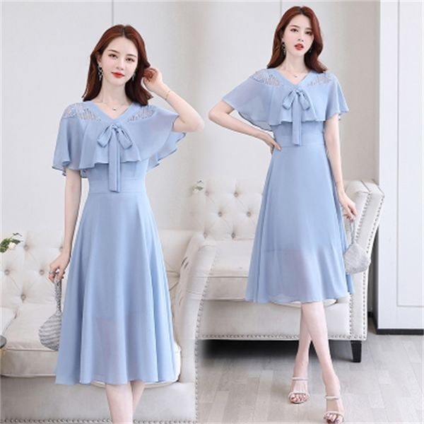 dressed ladies'chiffon mantle as office ladies korean elegant summer ladies' in party dresses bi2j, Black;gray
dressed ladies'chiffon mantle as office ladies korean elegant summer ladies' in party dresses bi2j, Black;gray