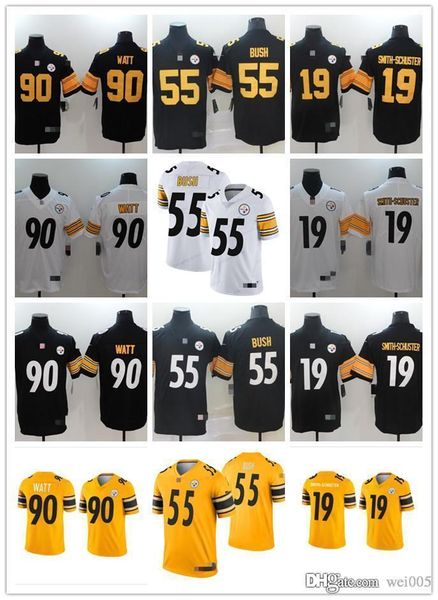 mens womens youth pittsburgh steelers 19 juju smith-schuster 90 t.j. watt 7 ben roethlisberger 55 devin bush custom football jerseys, Black;red
mens womens youth pittsburgh steelers 19 juju smith-schuster 90 t.j. watt 7 ben roethlisberger 55 devin bush custom football jerseys, Black;red