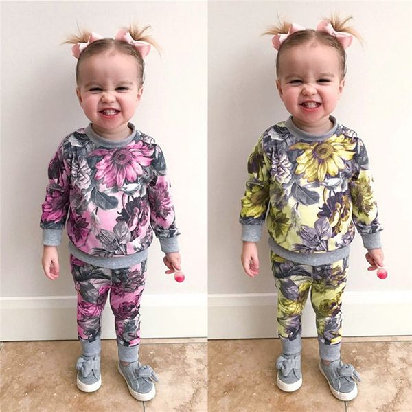 kid clothes newborn baby little girl clothing spring autumn floral round neck 2pcs toddler baby outfits set 1021, White
kid clothes newborn baby little girl clothing spring autumn floral round neck 2pcs toddler baby outfits set 1021, White