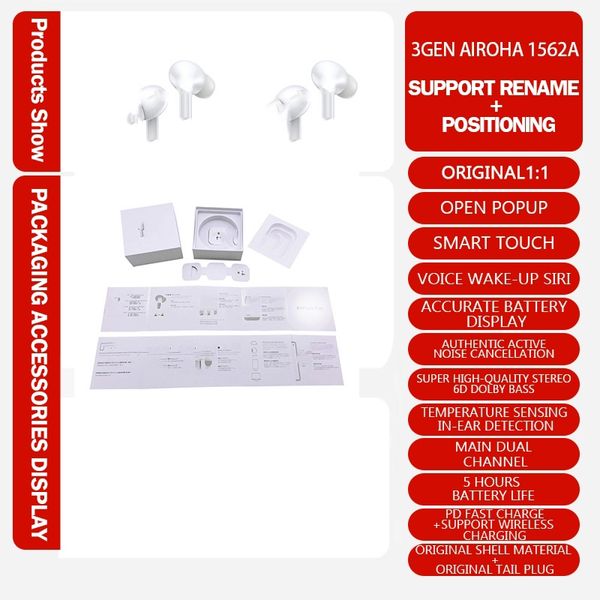 2021 tws bluetooth earphone anc dual channel gps rename wireless charging pro 2 3 4 earbuds airoha chip 1562a in shenzhen
2021 tws bluetooth earphone anc dual channel gps rename wireless charging pro 2 3 4 earbuds airoha chip 1562a in shenzhen