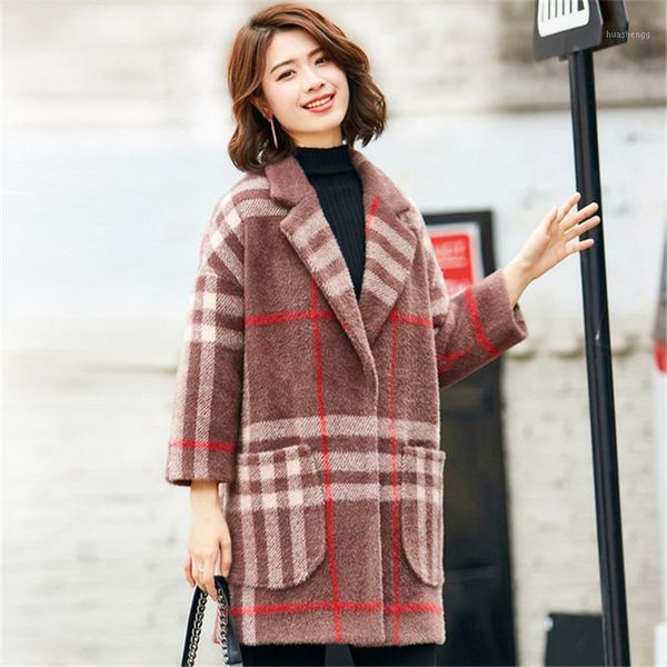 2019 korean version autumn winter new water mink cashmere coat double-breasted slim warm long coat ladies pike a6521, Black
2019 korean version autumn winter new water mink cashmere coat double-breasted slim warm long coat ladies pike a6521, Black