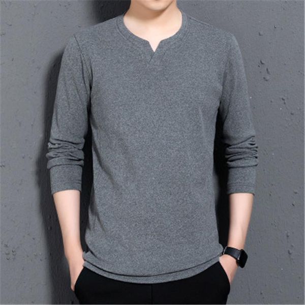 man v-neck t-shirts fashion occident trend long sleeve loose sport tees designer autumn male new streetwears casual pullover, White;black
man v-neck t-shirts fashion occident trend long sleeve loose sport tees designer autumn male new streetwears casual pullover, White;black