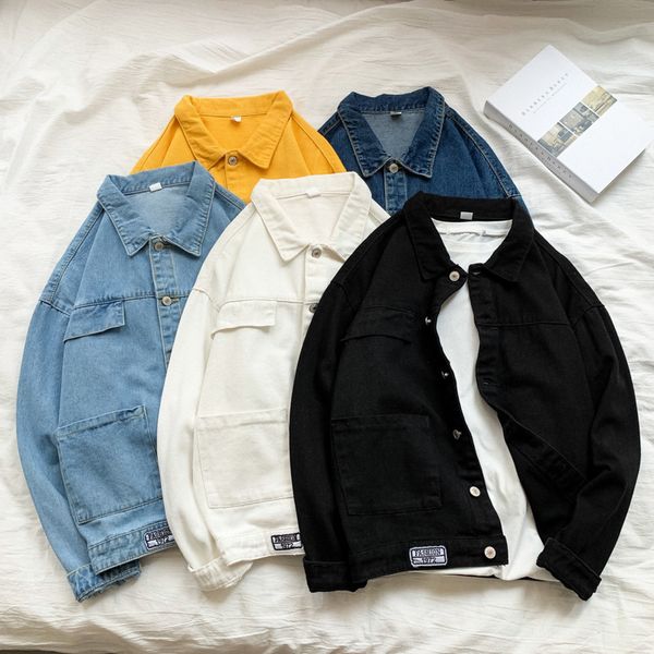 2021 the new autumn and winter new solid color jeans lapel casual multicolored warm men's jacket rh0o, Black;brown
2021 the new autumn and winter new solid color jeans lapel casual multicolored warm men's jacket rh0o, Black;brown