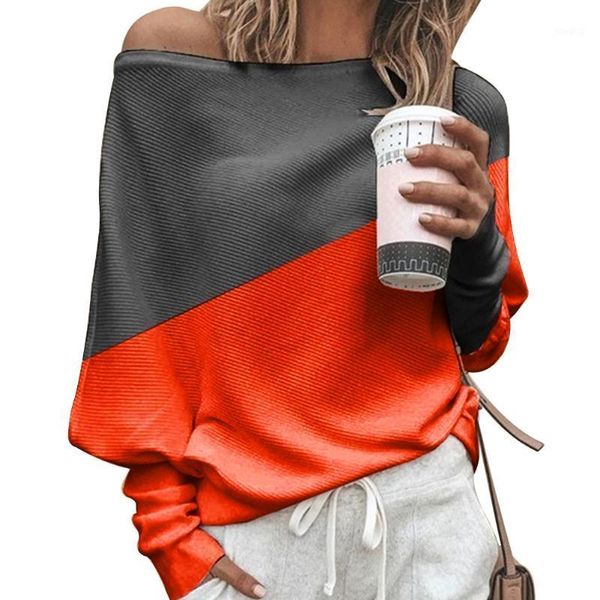 loose jumper one shoulder hit color fashion autumn women long sleeve sweater hoodie pullover casual soft blouse1, White
loose jumper one shoulder hit color fashion autumn women long sleeve sweater hoodie pullover casual soft blouse1, White