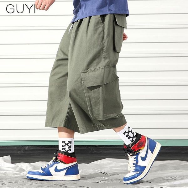 style men pants capris cropped trousers casual camouflage pockets lace up summer overalls original japan loose oversized1, Black
style men pants capris cropped trousers casual camouflage pockets lace up summer overalls original japan loose oversized1, Black