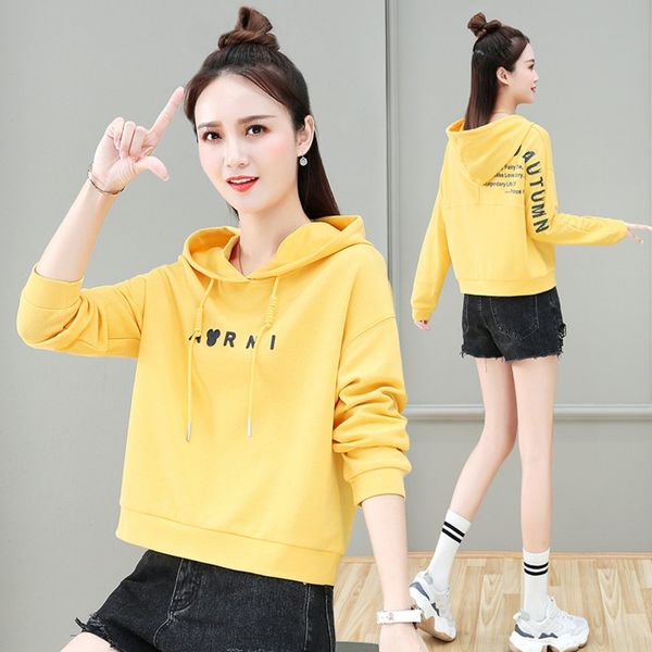 s202830 women's fashion casual 2020 autumn new slim sweatersweater sweater hooded long sleeve short cotton zzoq6, Black
s202830 women's fashion casual 2020 autumn new slim sweatersweater sweater hooded long sleeve short cotton zzoq6, Black