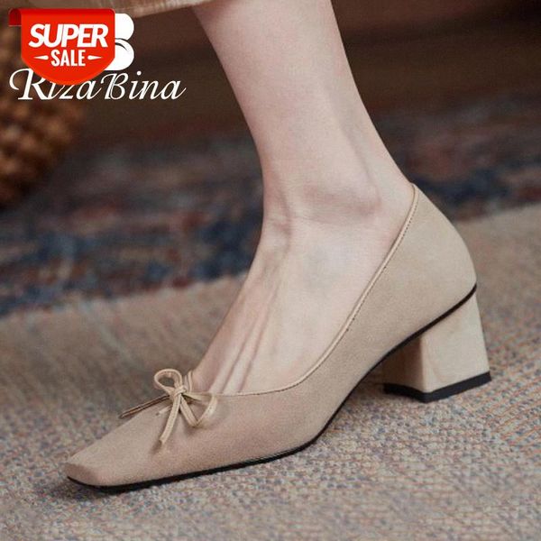 rizabina real leather women pumps square toe thick heel shallow bowtie party shoes fashion female footwear size 34-43 #1u2i
rizabina real leather women pumps square toe thick heel shallow bowtie party shoes fashion female footwear size 34-43 #1u2i