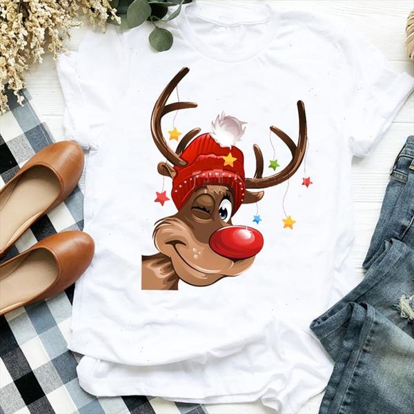 women lady cartoon deer cute fashion merry christmas print womens clothes shirt t tee for tshirt female graphic t shirt, White
women lady cartoon deer cute fashion merry christmas print womens clothes shirt t tee for tshirt female graphic t shirt, White