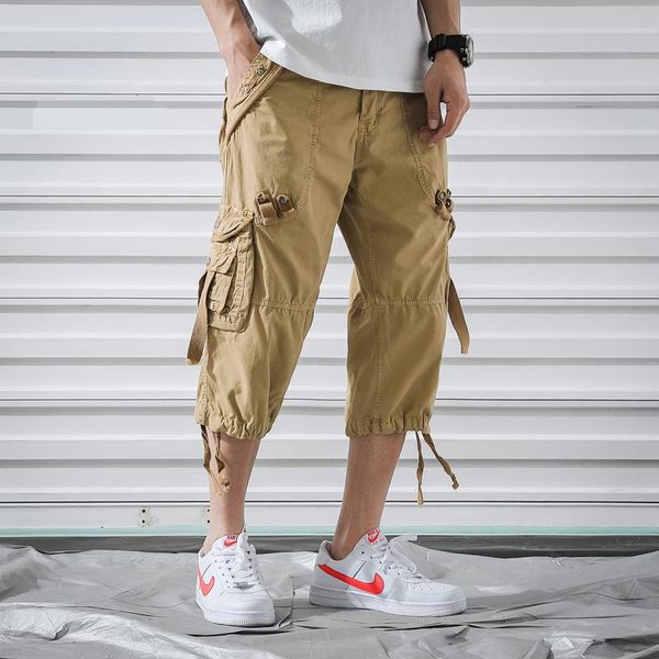 men's pants 2021 summer cargo men cotton calf-length male trousers tactical casual outdoor mens, Black
men's pants 2021 summer cargo men cotton calf-length male trousers tactical casual outdoor mens, Black