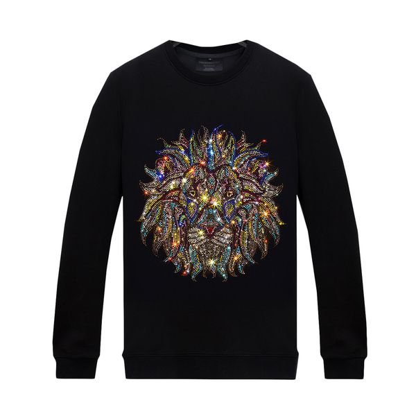 rhinestone design crewneck sweatshirts for men women long sleeves pullover without hood autumn and winter thicken/regular, Black
rhinestone design crewneck sweatshirts for men women long sleeves pullover without hood autumn and winter thicken/regular, Black