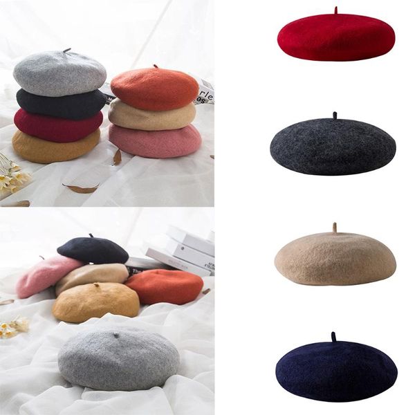 women warm painter cap autumn winter outdoor woolen windproof beret retro style lightweight headwear, Blue;gray
women warm painter cap autumn winter outdoor woolen windproof beret retro style lightweight headwear, Blue;gray