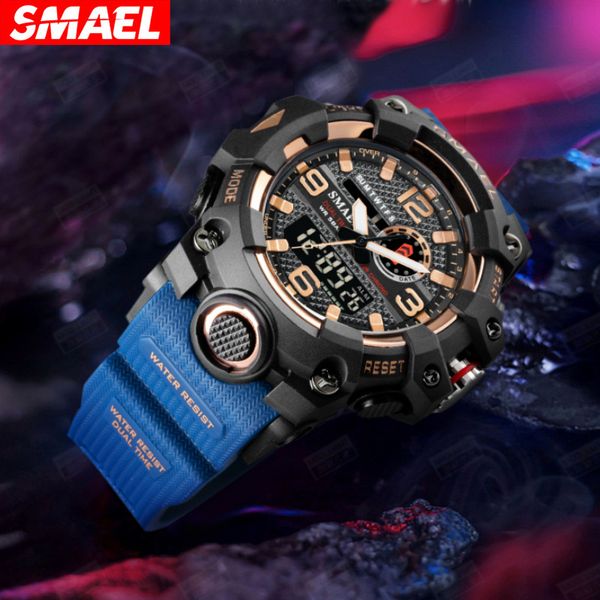 smael smer new watch fashion outdoor sports multifunctional men's waterproof electronic watch, Slivery;brown
smael smer new watch fashion outdoor sports multifunctional men's waterproof electronic watch, Slivery;brown