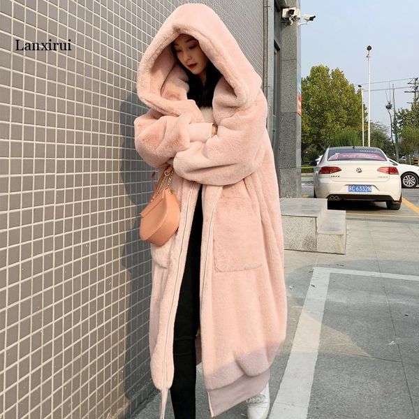 hoodies long pink faux fur coat oversized thicken elegant rabbit fur women winter coat plus size female plush coatsx1016, Black;brown
hoodies long pink faux fur coat oversized thicken elegant rabbit fur women winter coat plus size female plush coatsx1016, Black;brown