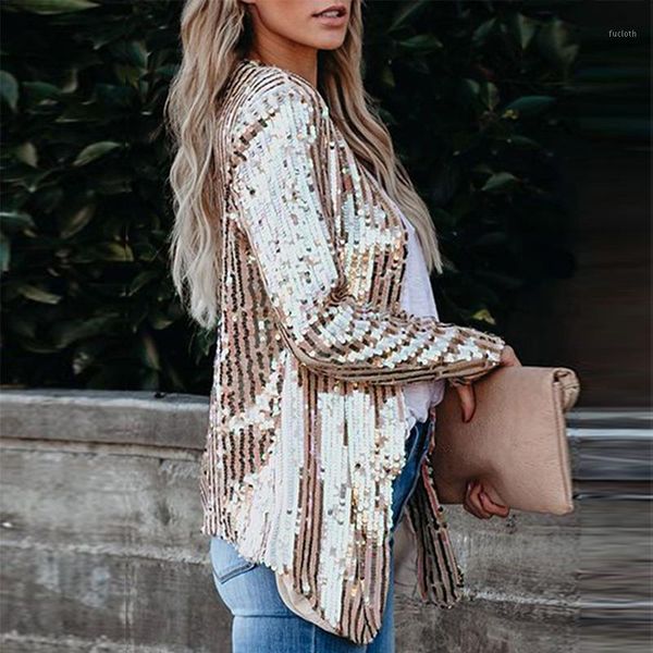 women autumn bingbing sequined slim blazers spring fashion irregular long sleeve suit coat office ladies outwears jacket1, Tan;black
women autumn bingbing sequined slim blazers spring fashion irregular long sleeve suit coat office ladies outwears jacket1, Tan;black
