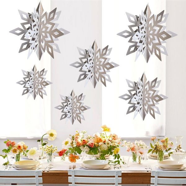 ulnvo cardboard three-dimensional snowflake set 6-piece and pendant cloth decorative cloth decorative clothnew year party decoration pendant
ulnvo cardboard three-dimensional snowflake set 6-piece and pendant cloth decorative cloth decorative clothnew year party decoration pendant