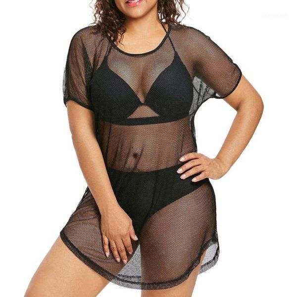 women's swimwear fashion mesh beach dress women bikini plus size o-neck cover up bathing suit set swimsuit #t1p1, White;black
women's swimwear fashion mesh beach dress women bikini plus size o-neck cover up bathing suit set swimsuit #t1p1, White;black