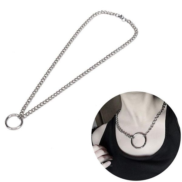 gothic rock handmade round link sterling silver metal chian choker collar pendant necklace for women
gothic rock handmade round link sterling silver metal chian choker collar pendant necklace for women