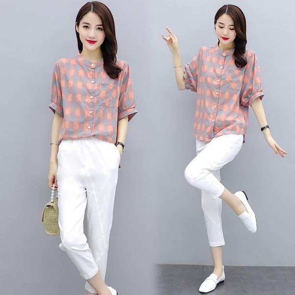 women's and suit 2020 summer new women's temperament french casual fashion western style two-piece cotton linen cotton linen suit, Gray
women's and suit 2020 summer new women's temperament french casual fashion western style two-piece cotton linen cotton linen suit, Gray