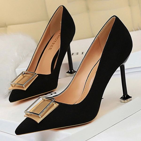 bigtree women shoes heels woman pumps high heels stiletto wedding shoes suede pumps metal bukcle pointed toe party fashion #zw8h, Black
bigtree women shoes heels woman pumps high heels stiletto wedding shoes suede pumps metal bukcle pointed toe party fashion #zw8h, Black