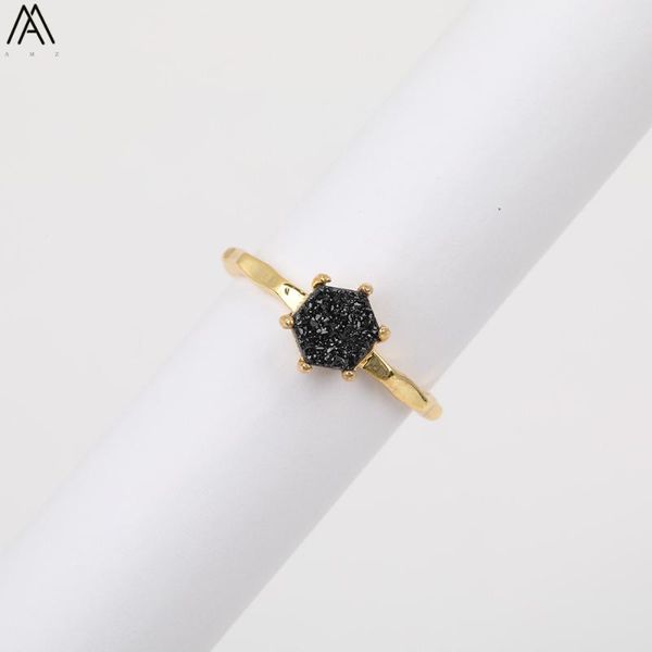 wedding rings 5pcs/lot natural drusy geode agates hexagon beads gold adjustable for women druzy handmade boho jewelry hs-57amab, Slivery;golden
wedding rings 5pcs/lot natural drusy geode agates hexagon beads gold adjustable for women druzy handmade boho jewelry hs-57amab, Slivery;golden