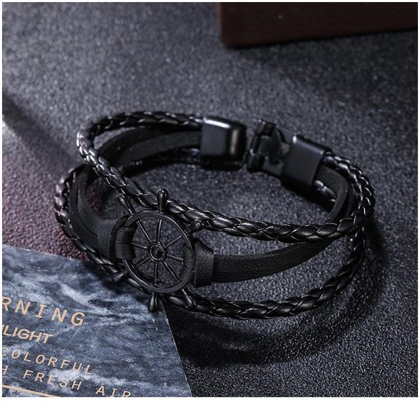 men and women lovers bracelet leather punk rudder braid bracelet men leather bracelet jllawu
men and women lovers bracelet leather punk rudder braid bracelet men leather bracelet jllawu