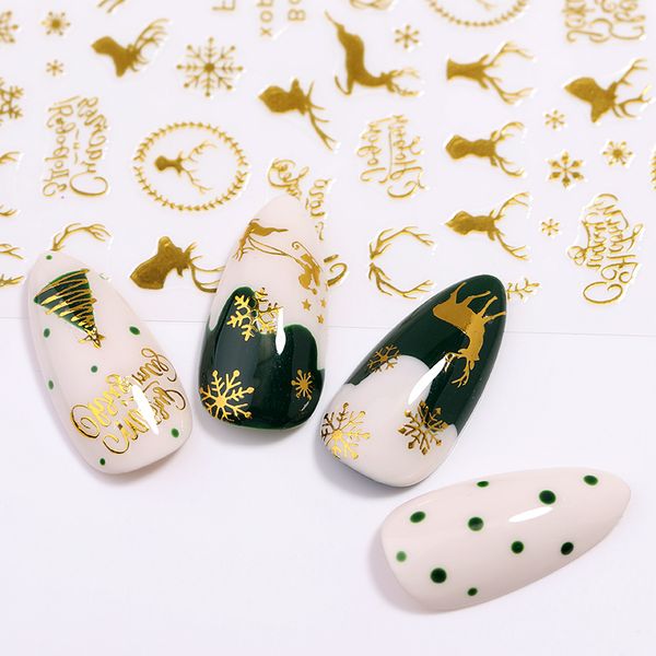 1 sheet 3d sticker christmas bronzing for gold silver stickers snowflake diy nail art decoration decals
1 sheet 3d sticker christmas bronzing for gold silver stickers snowflake diy nail art decoration decals