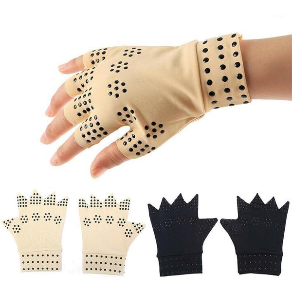 elbow & knee pads magnetic therapy half finger gloves for arthritis joint pain treat fingerless decrease hand cau1, Black;gray
elbow & knee pads magnetic therapy half finger gloves for arthritis joint pain treat fingerless decrease hand cau1, Black;gray