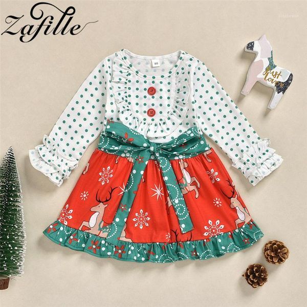 girl's dresses zafille christmas dress for girl cotton long sleeve patchwork elks print big bow deco baby 2021 princess dresses1, Red;yellow
girl's dresses zafille christmas dress for girl cotton long sleeve patchwork elks print big bow deco baby 2021 princess dresses1, Red;yellow