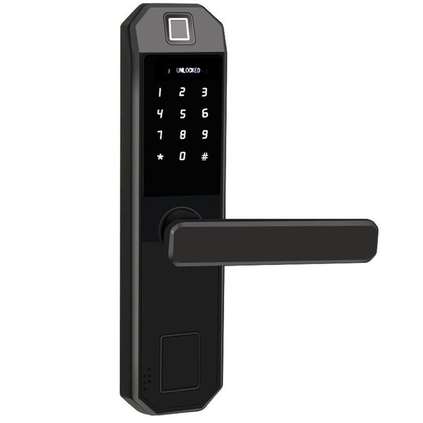 F1 smart indoor wooden door fingerprint lock Double tongue Intelligent anti-theft Low battery alarm Voice navigation
F1 smart indoor wooden door fingerprint lock Double tongue Intelligent anti-theft Low battery alarm Voice navigation