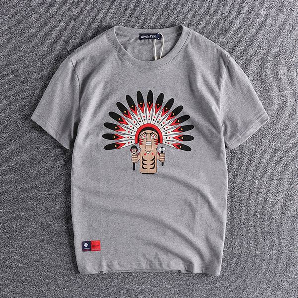 2021 new men's short sleeve retro t harajuku men clothing trendy cartoon indian printed gothic anime shirt casual tees rhsi, White;black
2021 new men's short sleeve retro t harajuku men clothing trendy cartoon indian printed gothic anime shirt casual tees rhsi, White;black