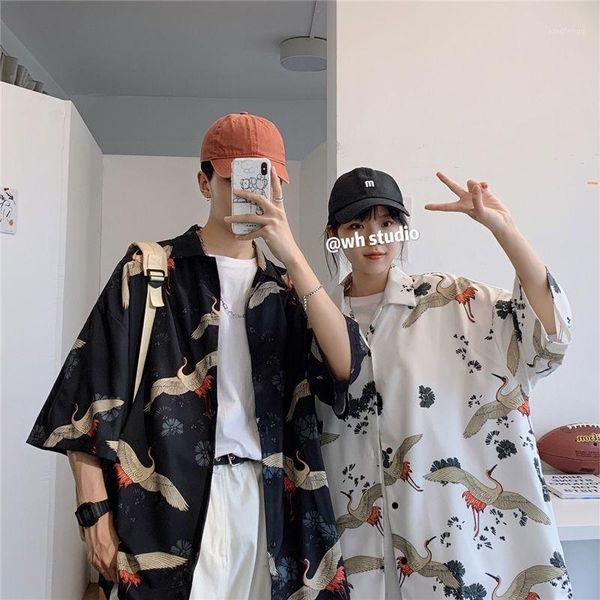 2020 summer new youth popular couple chinese style printing loose seven-point sleeve shirt fashion casual s-2xl1, White;black
2020 summer new youth popular couple chinese style printing loose seven-point sleeve shirt fashion casual s-2xl1, White;black