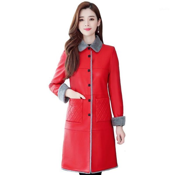 autumn winter women fur leather long coat leather fur jacket plus size women coats warm soft lamb outerwear1, Black
autumn winter women fur leather long coat leather fur jacket plus size women coats warm soft lamb outerwear1, Black