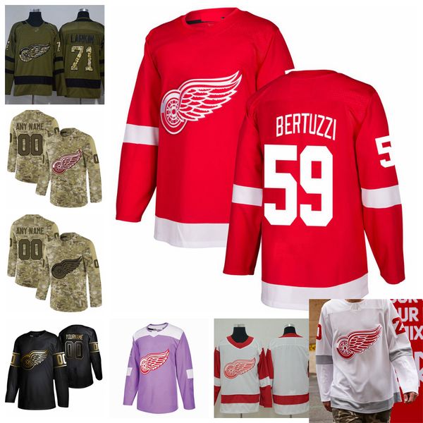 2021 reverse retro customize #59tyler bertuzzi detroit red wings jerseys golden edition camo veterans day fights cancer hockey jerseys, Black;red 
2021 reverse retro customize #59tyler bertuzzi detroit red wings jerseys golden edition camo veterans day fights cancer hockey jerseys, Black;red