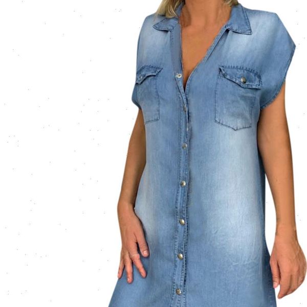 sleeveless swing dress womens casual turndown neck denim party dresses summer beach dress sukienka damska yl5, Black;gray
sleeveless swing dress womens casual turndown neck denim party dresses summer beach dress sukienka damska yl5, Black;gray