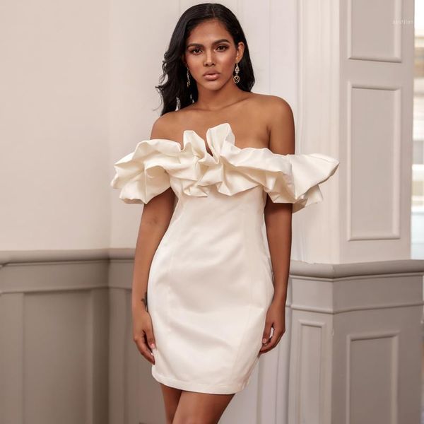 casual dresses ocstrade white off shoulder short sleeve mini frill bodycon dress fp19226-white1, Black;gray
casual dresses ocstrade white off shoulder short sleeve mini frill bodycon dress fp19226-white1, Black;gray