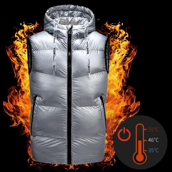 men winter usb charging heating vest for hunting skiing women vest smart heating waistcoat plus size, Camo;black
men winter usb charging heating vest for hunting skiing women vest smart heating waistcoat plus size, Camo;black