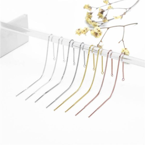 2pcs drop earring line 925 sterling silver 9cm long connector chain for tassel earrings making diy ear jewelry charm linker h bbyuis
2pcs drop earring line 925 sterling silver 9cm long connector chain for tassel earrings making diy ear jewelry charm linker h bbyuis