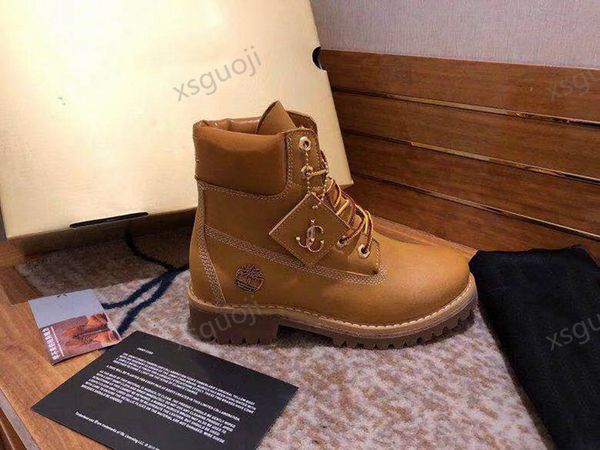 men women classic yellow boots waterproof casual martin boot high cut snow boots hiking sports trainer shoes sneakers with box, Black
men women classic yellow boots waterproof casual martin boot high cut snow boots hiking sports trainer shoes sneakers with box, Black