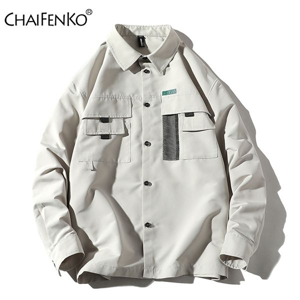 chaifenko men casual tooling jacket spring autumn new fashion vintage jackets street slim button windbreaker jacket men 201116, Black;brown
chaifenko men casual tooling jacket spring autumn new fashion vintage jackets street slim button windbreaker jacket men 201116, Black;brown