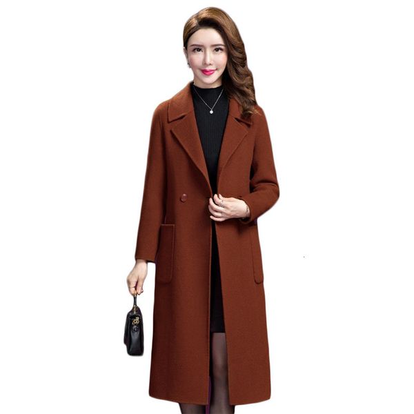 2021 new women's coat caramel 4xl 5xl plus size new winter fashionable korean fashion thin sleeve long wool jackets sf036, Black
2021 new women's coat caramel 4xl 5xl plus size new winter fashionable korean fashion thin sleeve long wool jackets sf036, Black